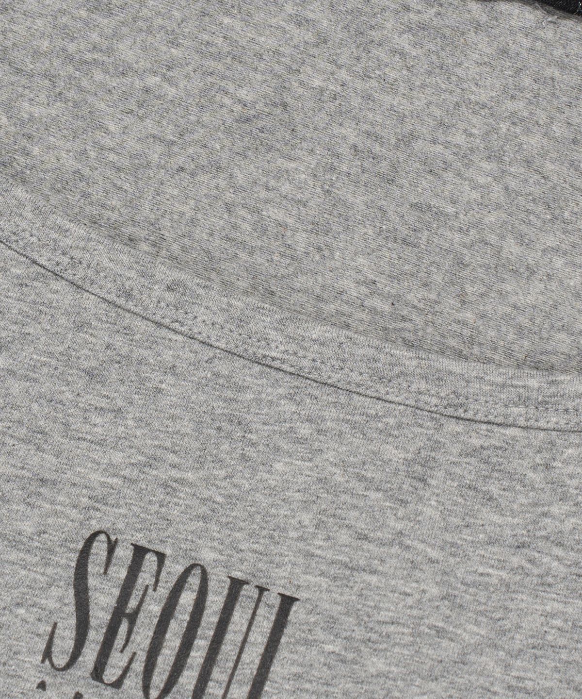 서울어패럴(SEOUL APPAREL) 보트넥 슬리브리스 (멜란지)