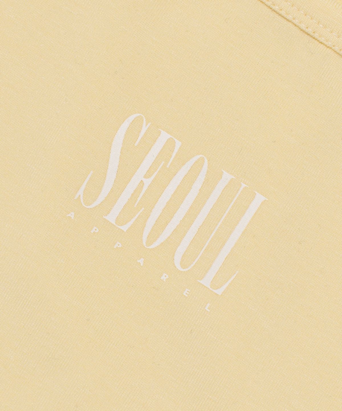 서울어패럴(SEOUL APPAREL) 보트넥 슬리브리스 (옐로우)