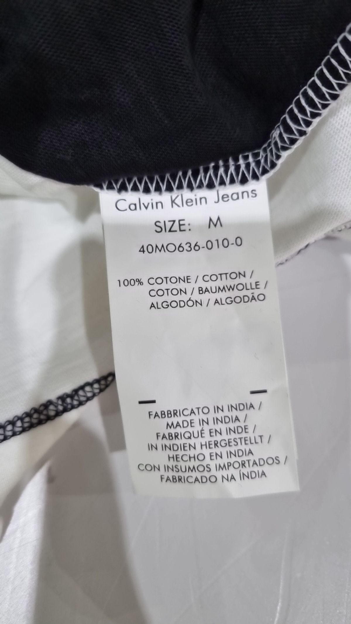 캘빈클라인 진(CALVIN KLEIN JEANS) 반소매 티셔츠 M