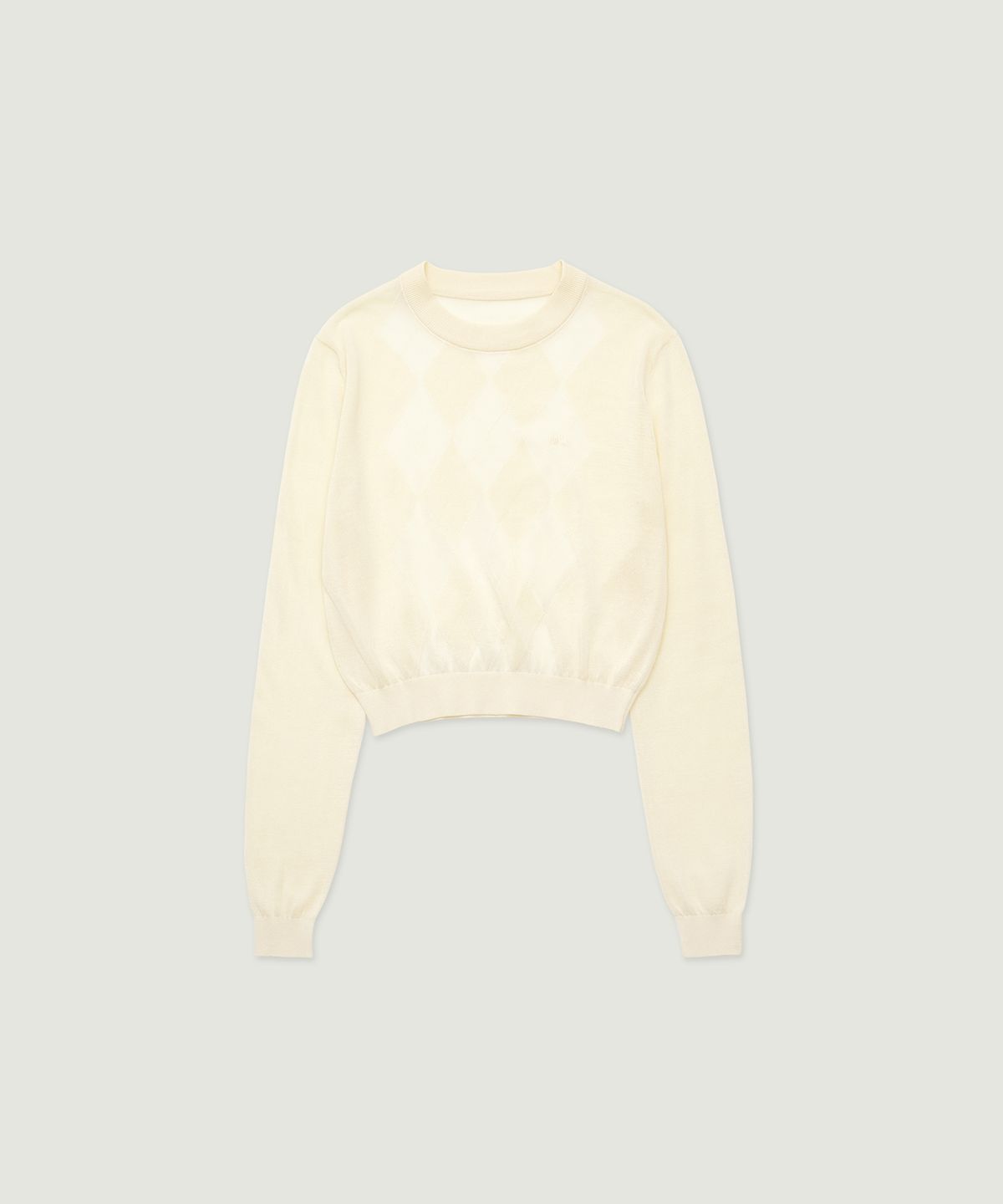 그로브(GROVE) KATIE ARGYLE KNIT (YELLOW)
