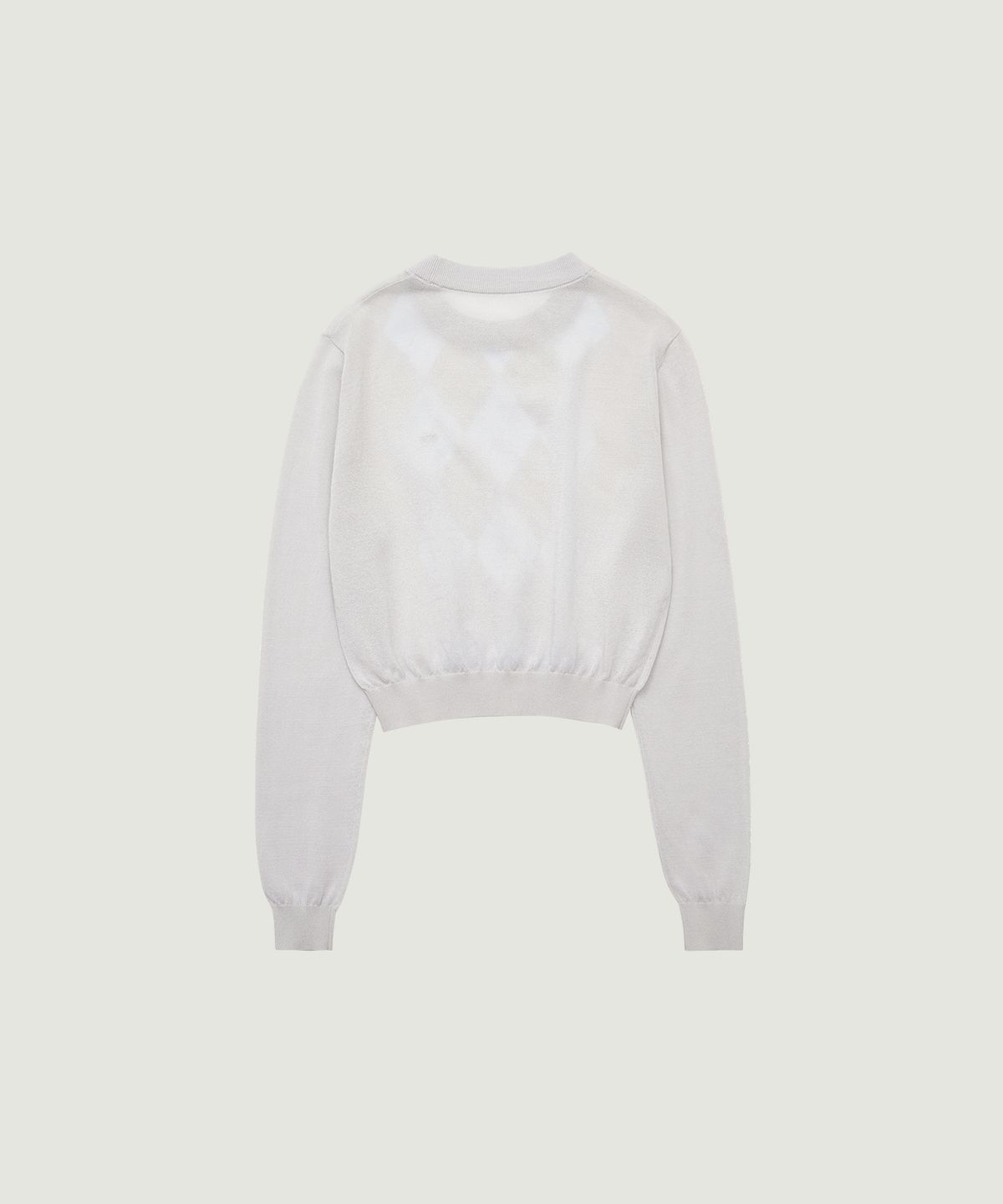 그로브(GROVE) KATIE ARGYLE KNIT (LIGHT GRAY)