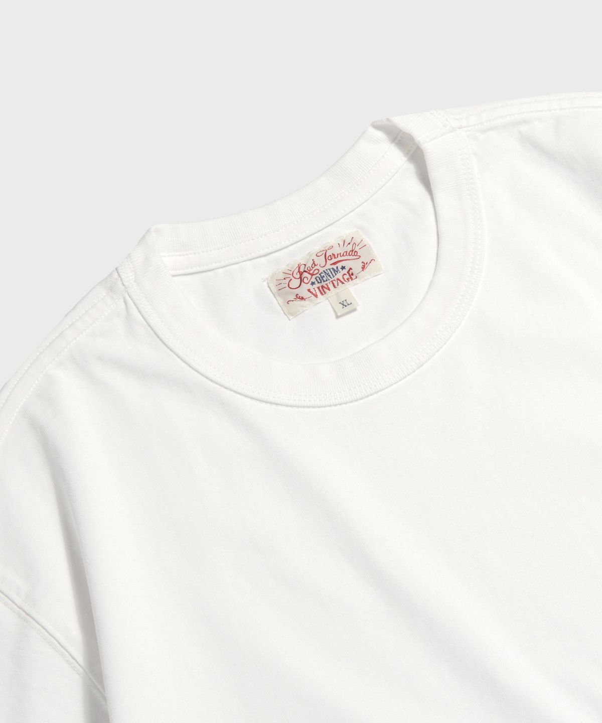 레드토네이도(RED TORNADO) 9.5oz Cotton Basic Tee Ivory