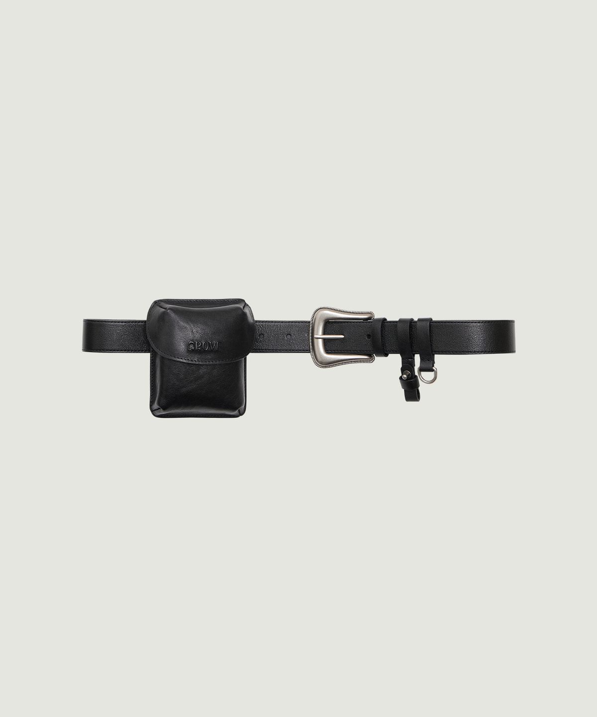 그로브(GROVE) GROVE MINI POCKET BELT (BLACK)