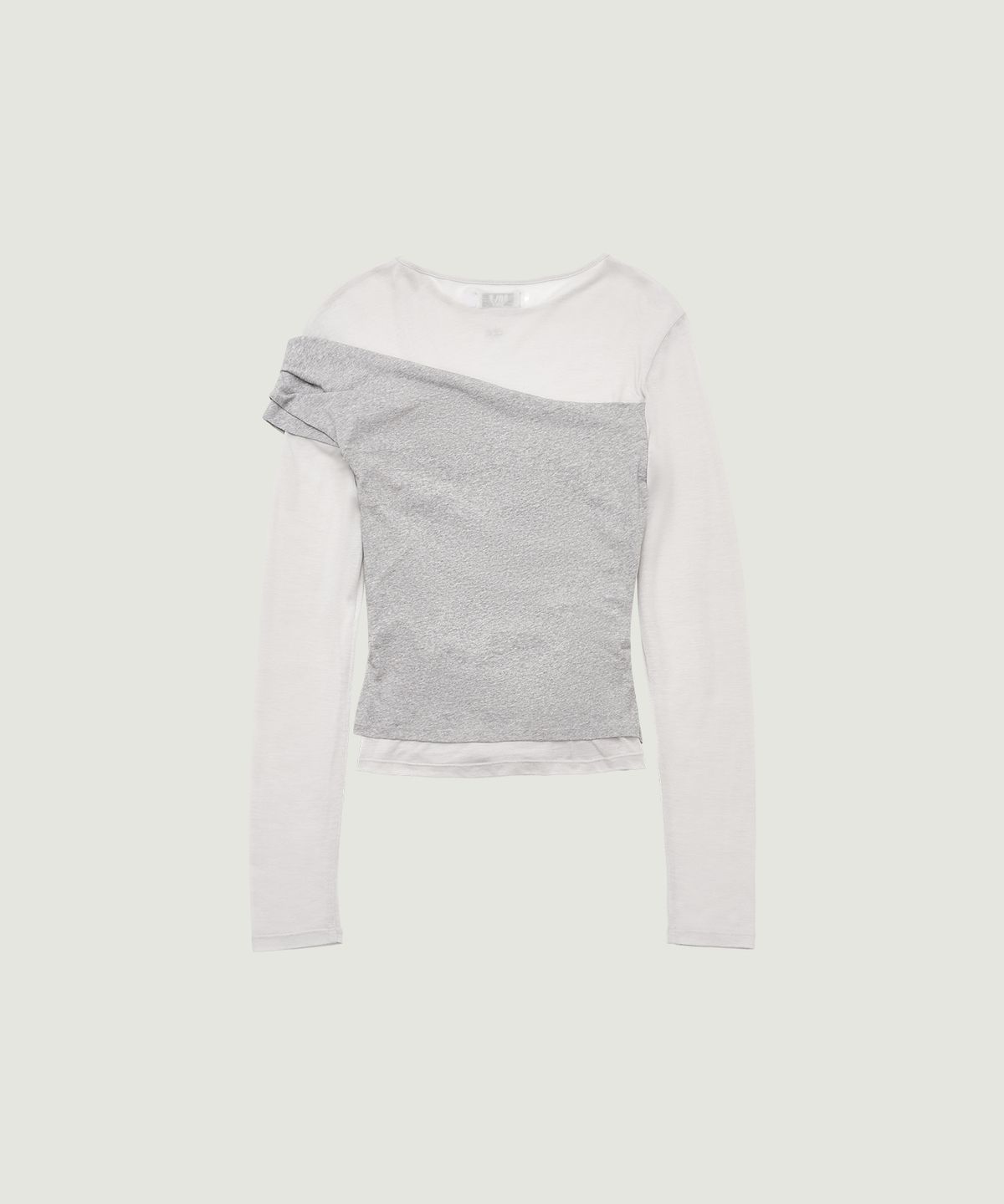 그로브(GROVE) SHADE LAYERED T-SHIRT (MELANGE GRAY)