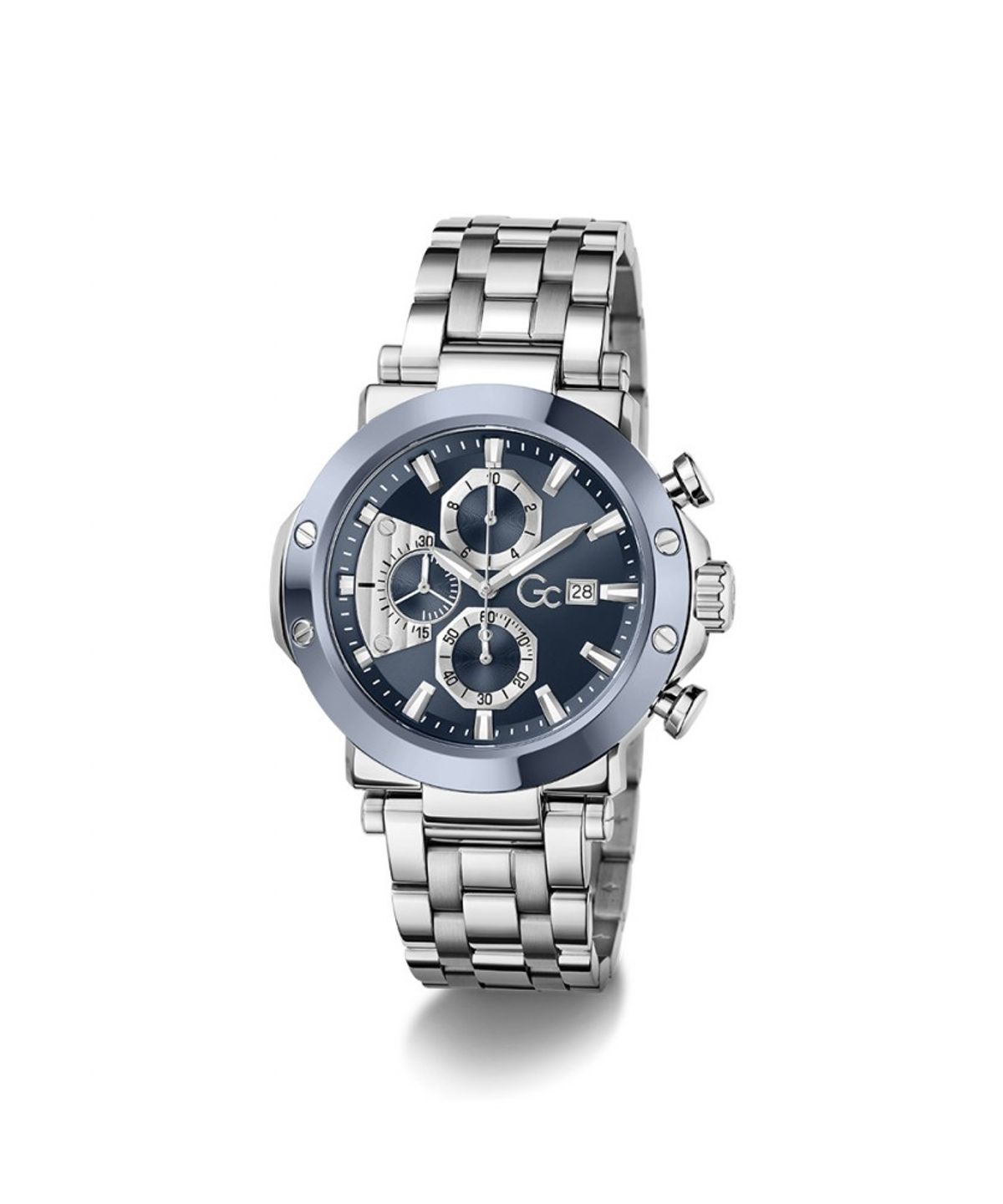 지씨시계(GCWATCH) 블루 실버 테크노 포스 (Z75002G7) 남성시계