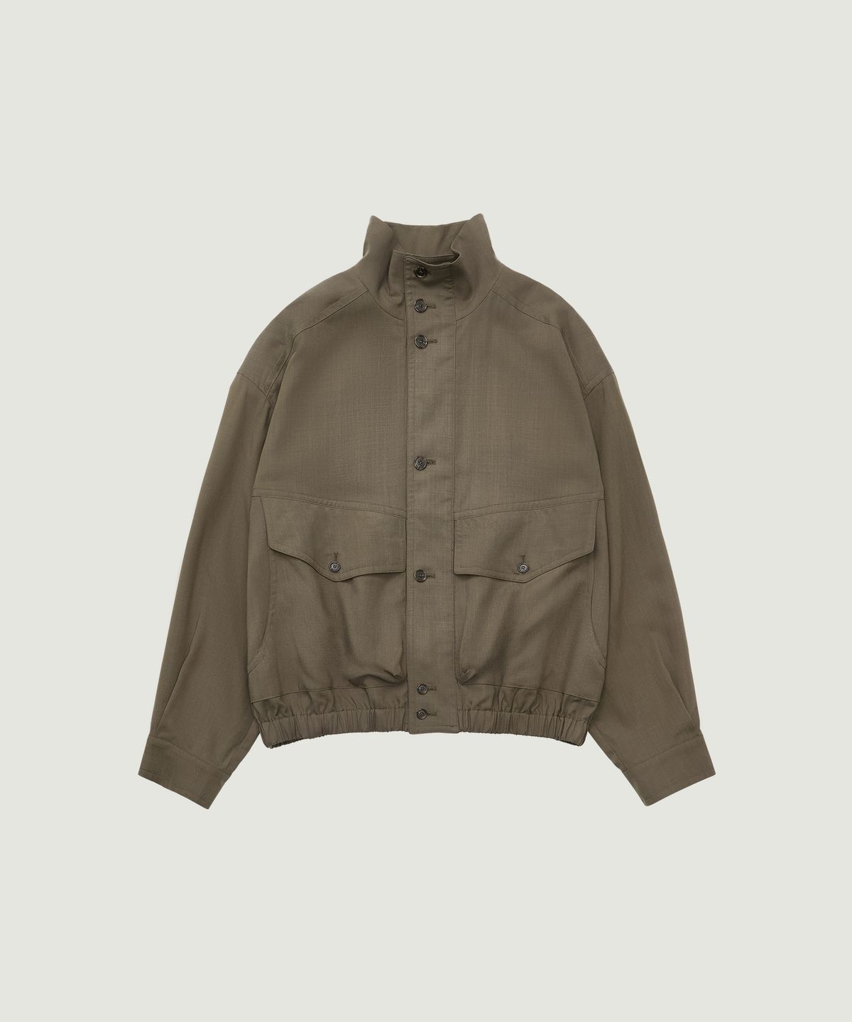 그로브(GROVE) HENNA HIGH NECK JACKET (KHAKI)