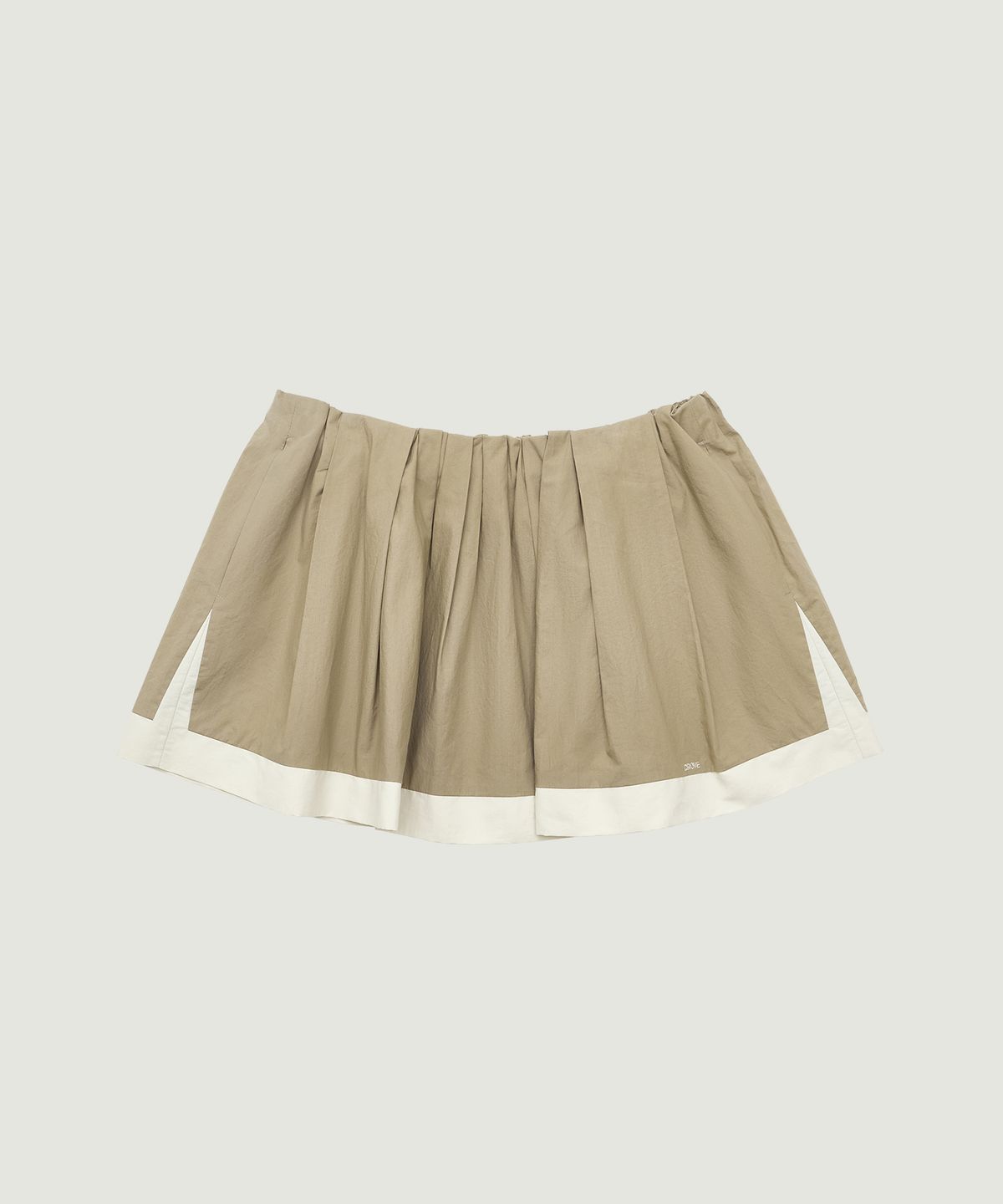 그로브(GROVE) JULI FLARE SKIRT (BEIGE)