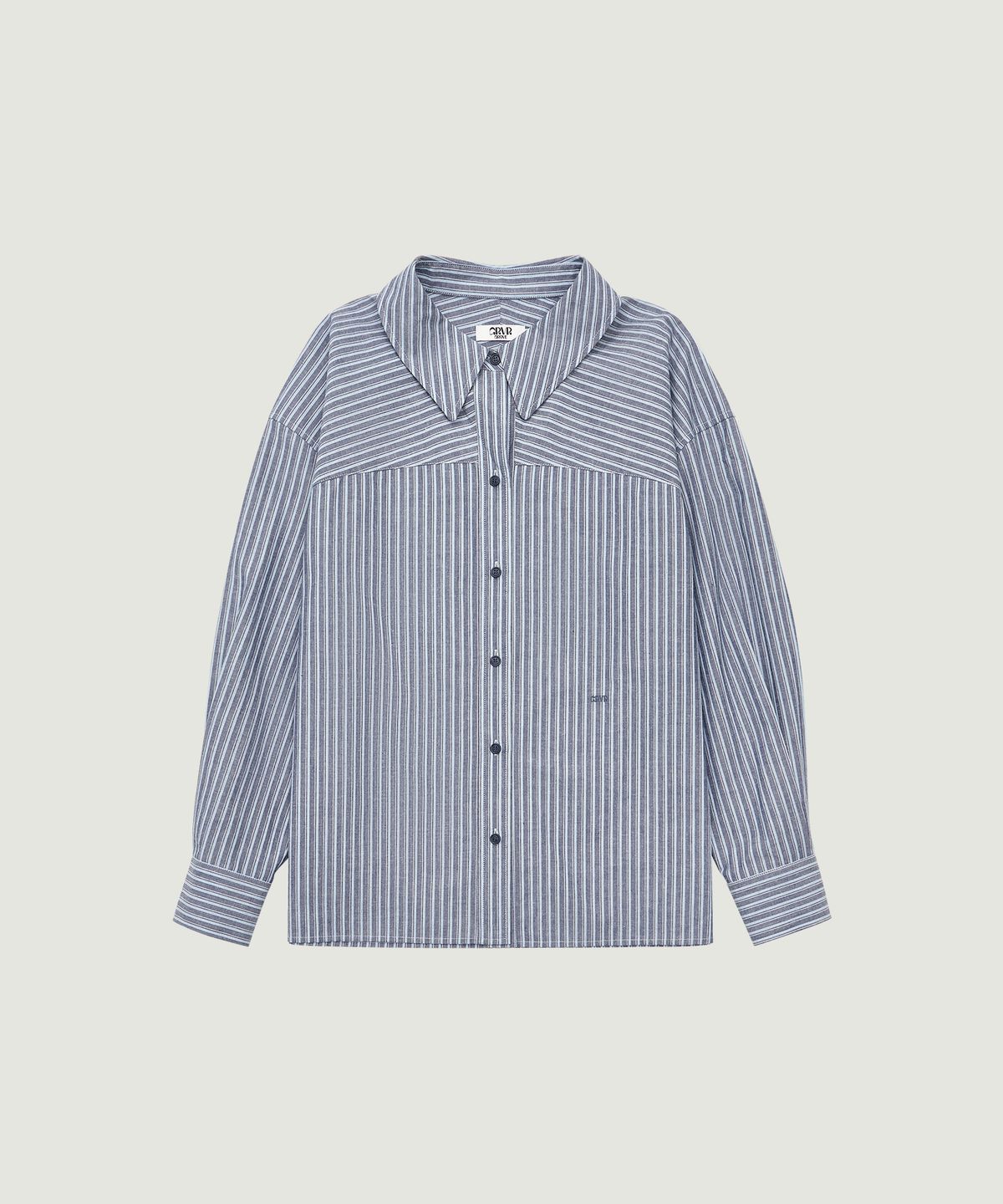 그로브(GROVE) LANI STRIPE SHIRT (NAVY)