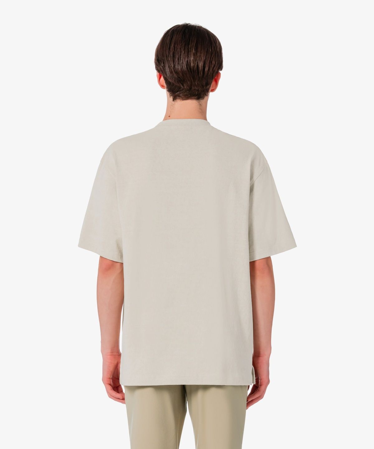 라코스테(LACOSTE) 남성 배색 스티치 반팔 포켓 티셔츠 TH328E-56G 02S