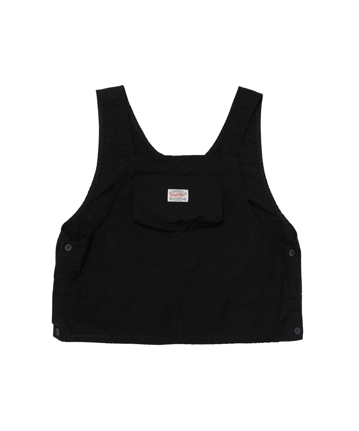 카고브로스 포 우먼(CARGOBROS FOR WOMAN) 아웃 포켓 아메카지 점프수트 투피스 오버롤 셋업 (블랙)