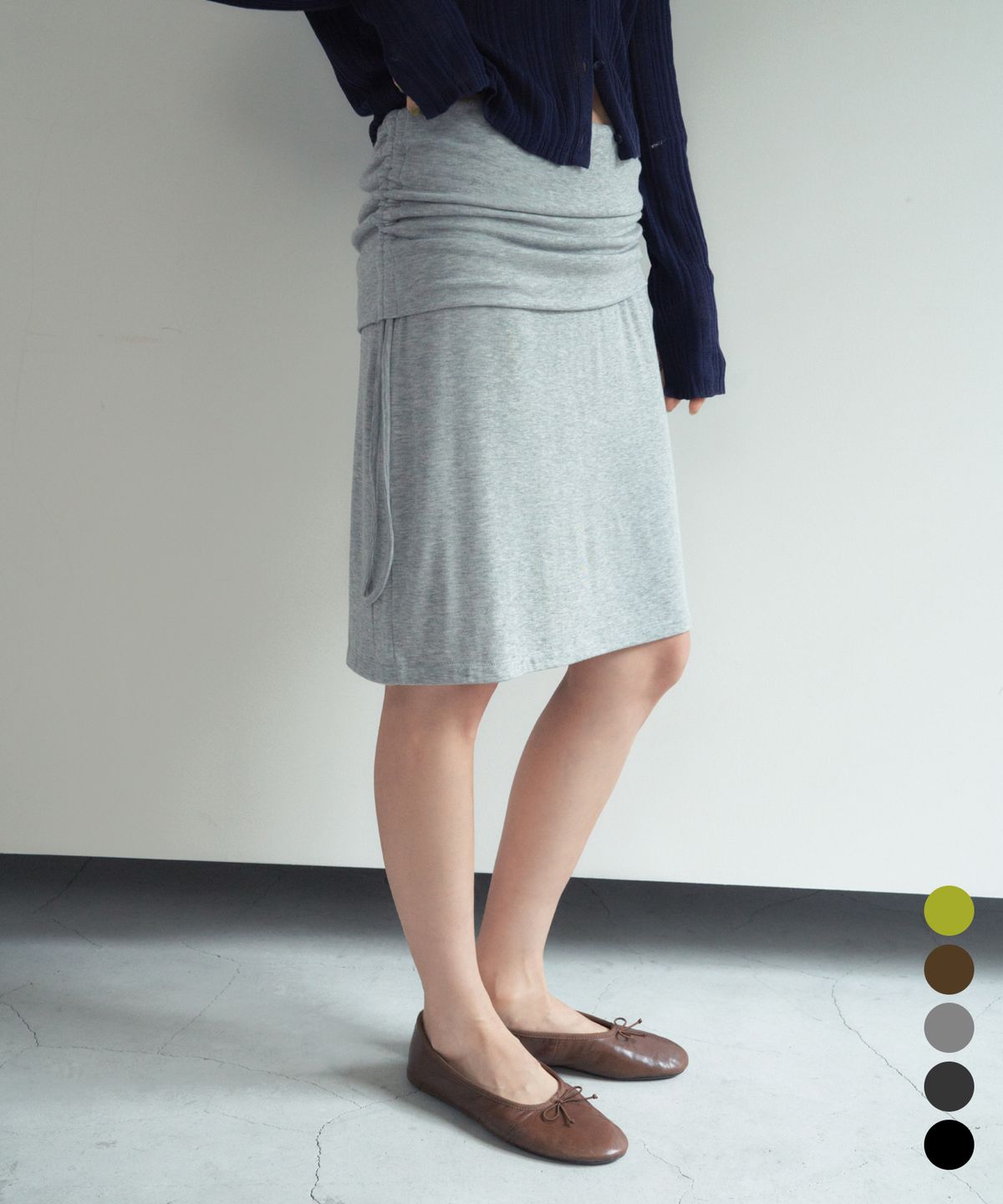 씨타(CITTA) Every Day Comfort Midi Skirt_CTS627(5color)