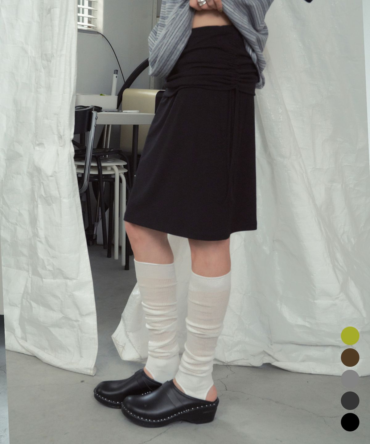 씨타(CITTA) Every Day Comfort Midi Skirt_CTS627(5color)