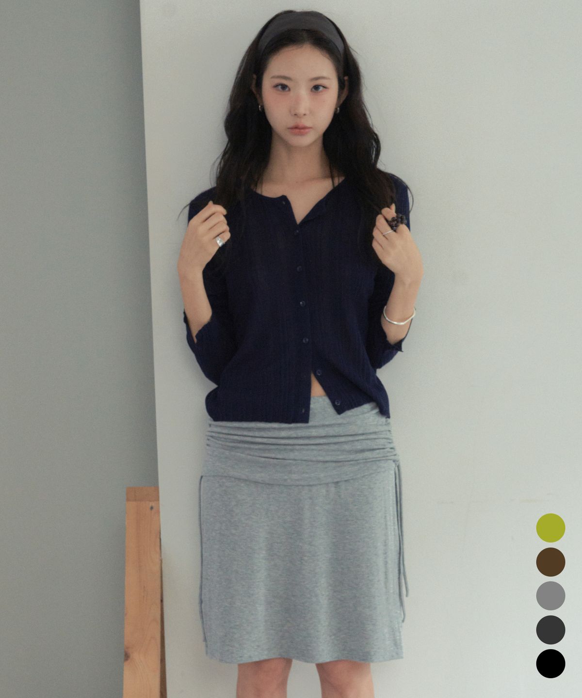 씨타(CITTA) Every Day Comfort Midi Skirt_CTS627(5color)