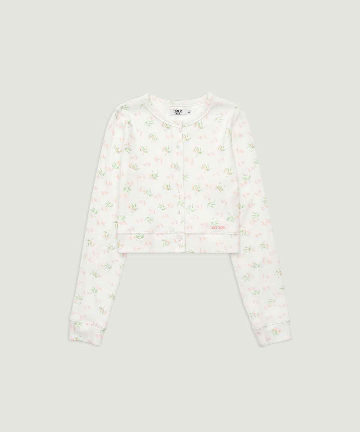그로브(GROVE) FLORA CARDIGAN (WHITE)