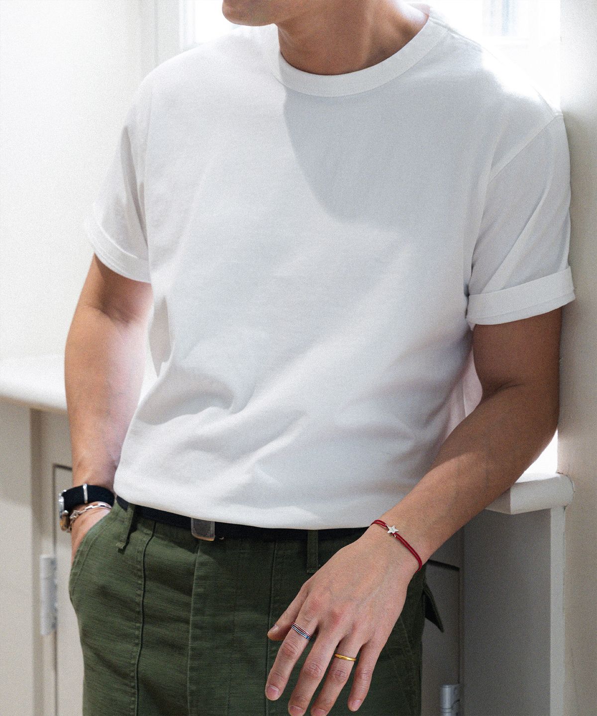레드토네이도(RED TORNADO) 9.5oz Cotton Basic Tee Black