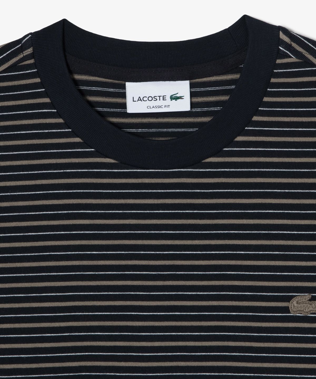 라코스테(LACOSTE) 남성 멀티 스트라이프 반팔 티셔츠 TH753E-56G 166
