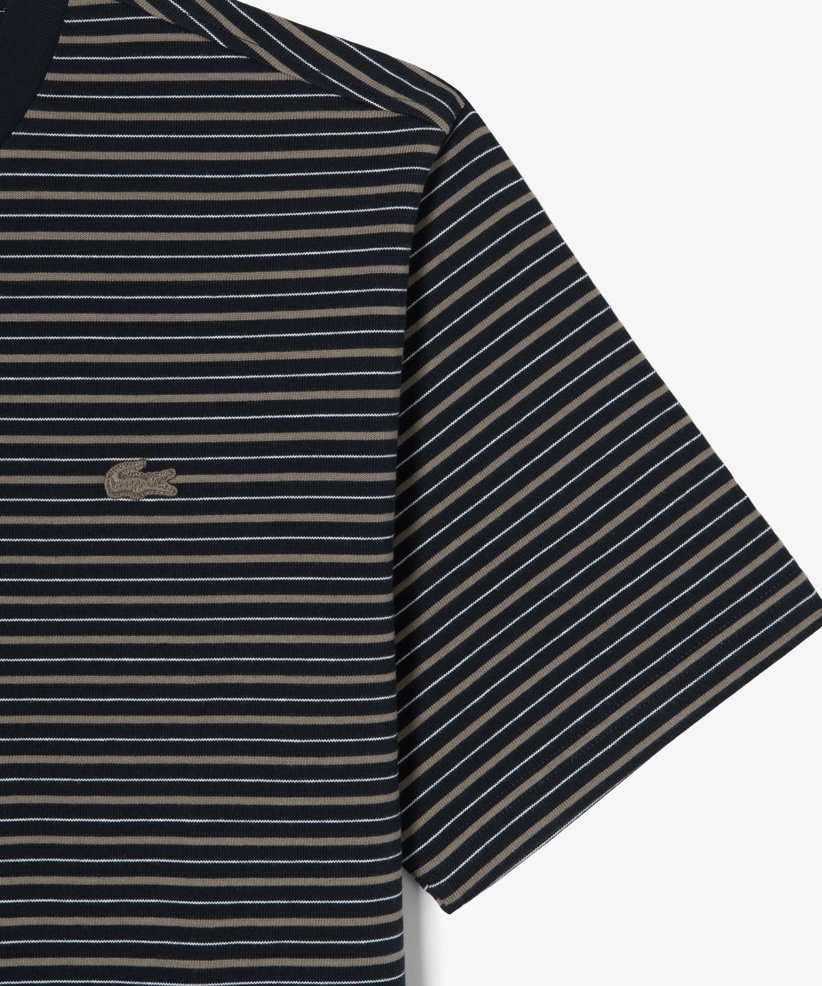 라코스테(LACOSTE) 남성 멀티 스트라이프 반팔 티셔츠 TH753E-56G 166