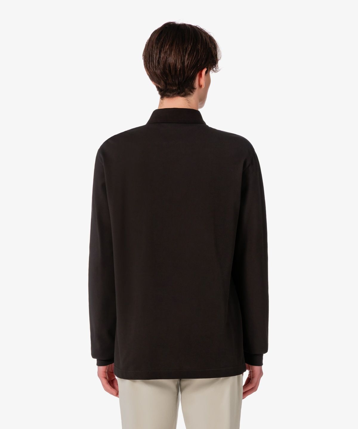 라코스테(LACOSTE) 남성 프렌치 레귤러핏 베이직 긴팔 폴로 셔츠 PH732E-56G SKB