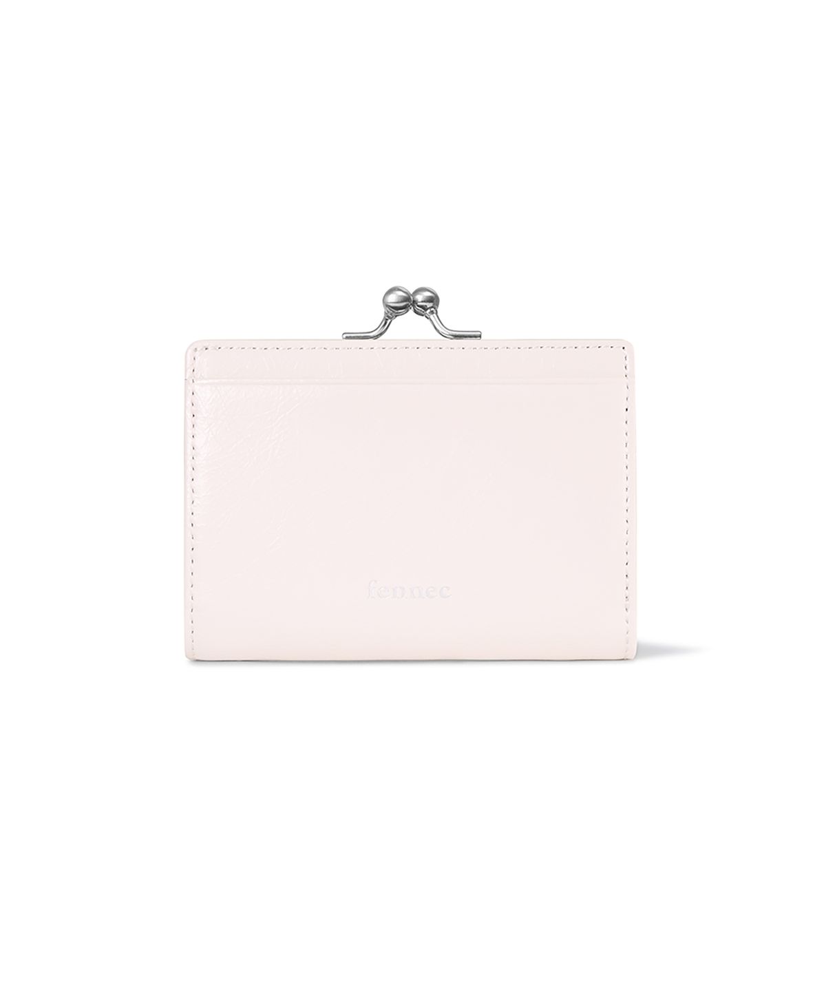페넥(FENNEC) CRINKLE TRIANGLE FRAME BRIDGE WALLET - BLOSSOM