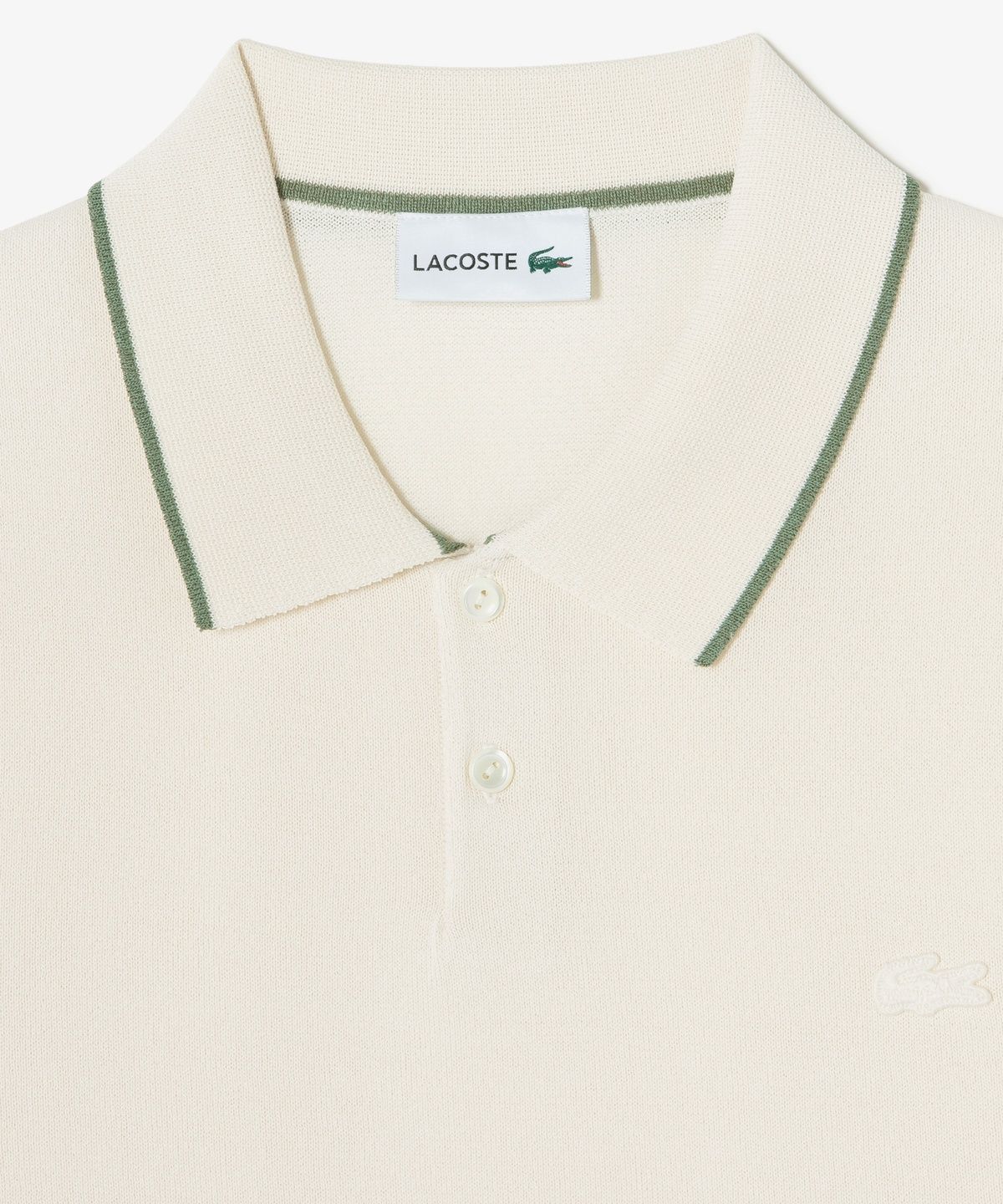 라코스테(LACOSTE) 남성 팁핑 페이퍼 반팔 스웨터 폴로 셔츠 PH744E-56G 056