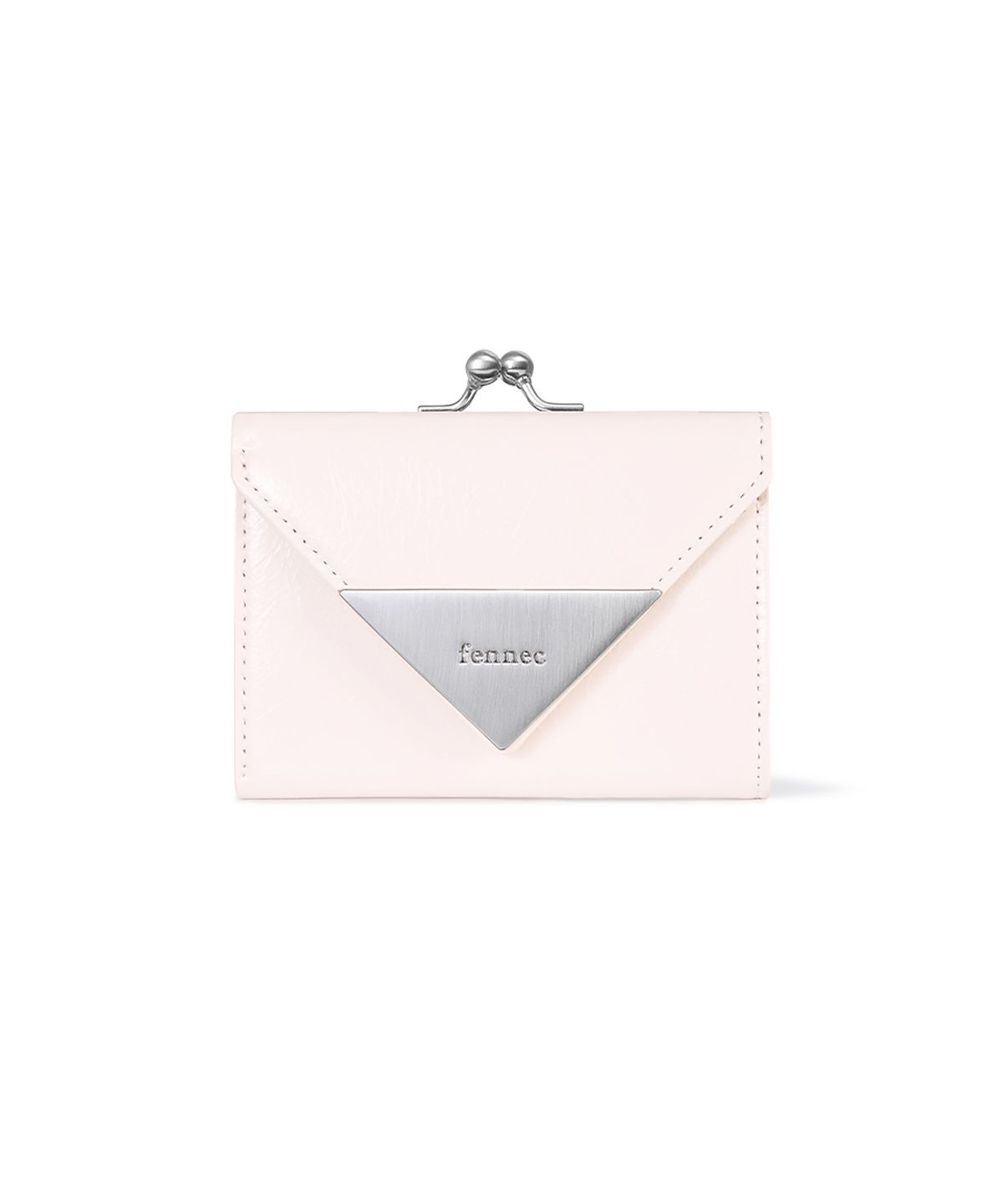 페넥(FENNEC) CRINKLE TRIANGLE FRAME WALLET - BLOSSOM