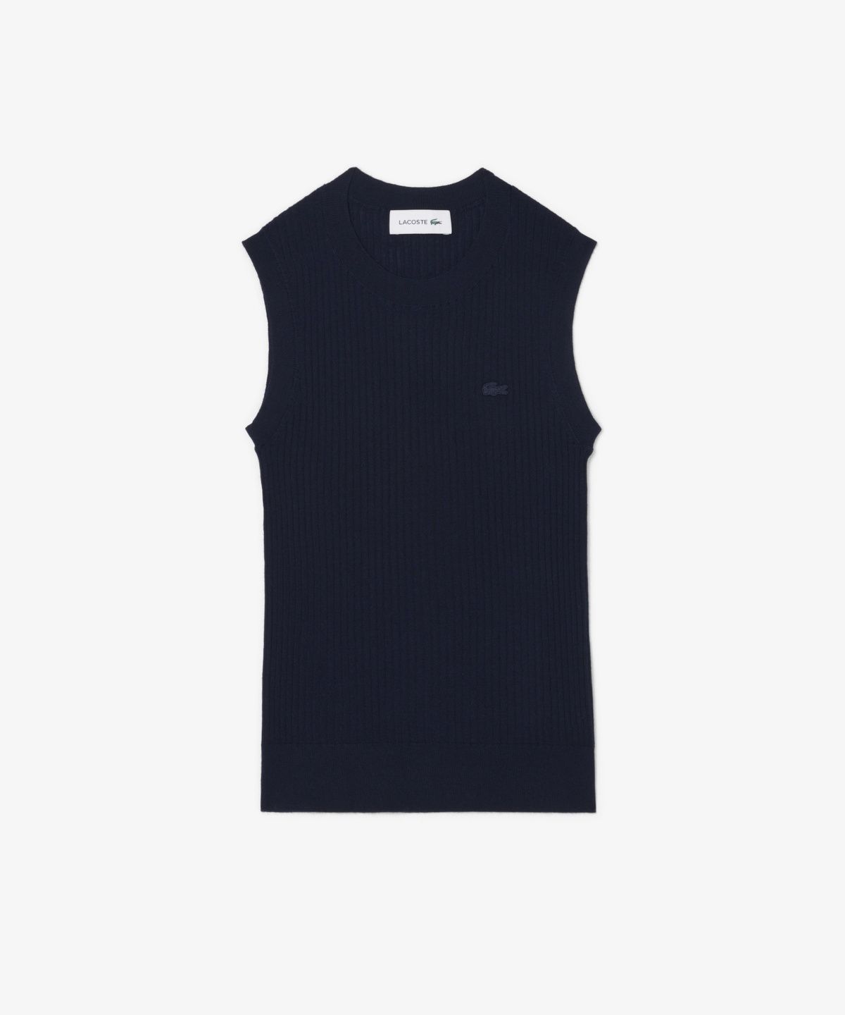 라코스테(LACOSTE) 여성 파인 메리노울 슬리브리스 스웨터 AF9988-56G 166