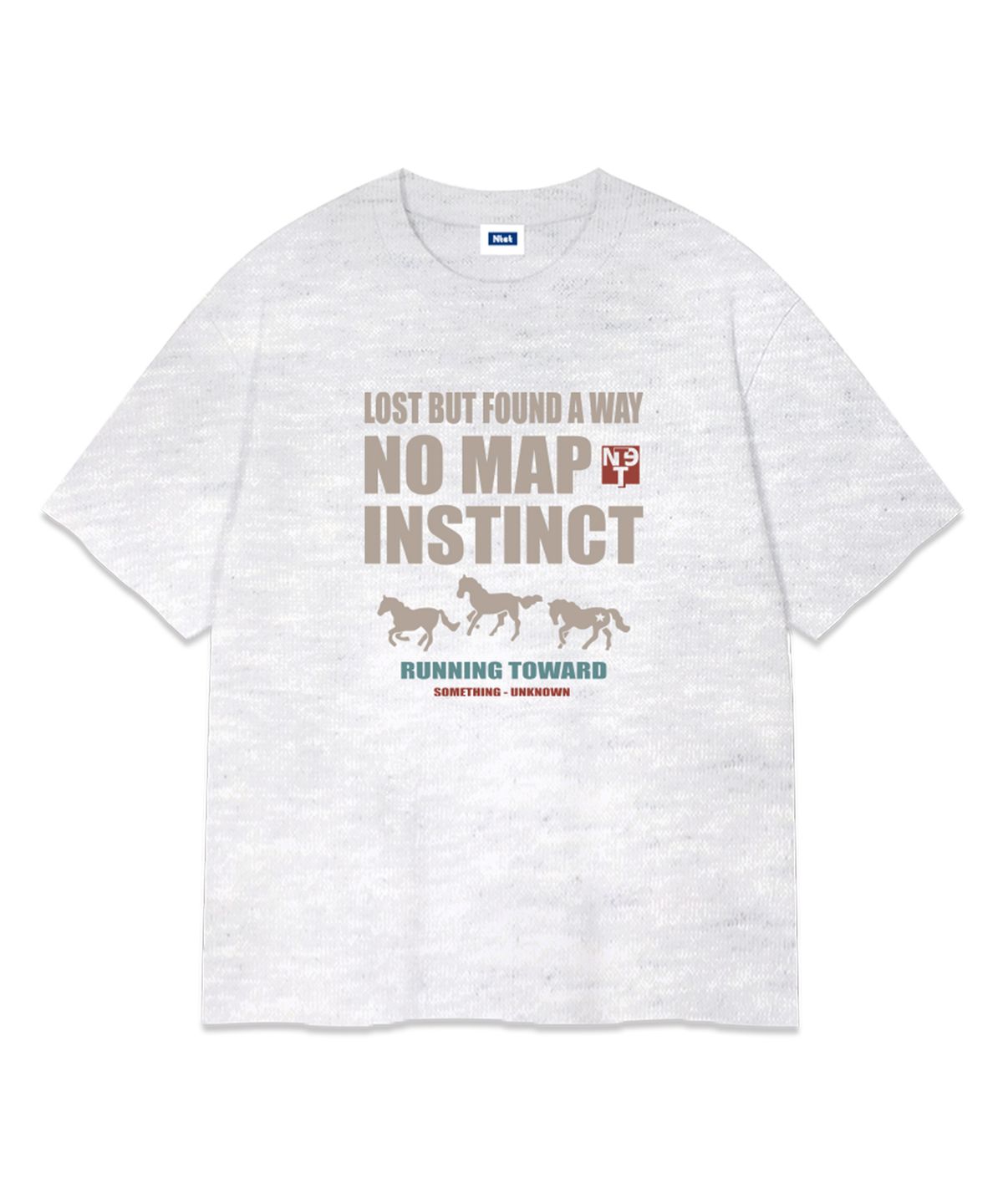 엔티이티(NTET) no map instinct over fit t-shirt (4color)