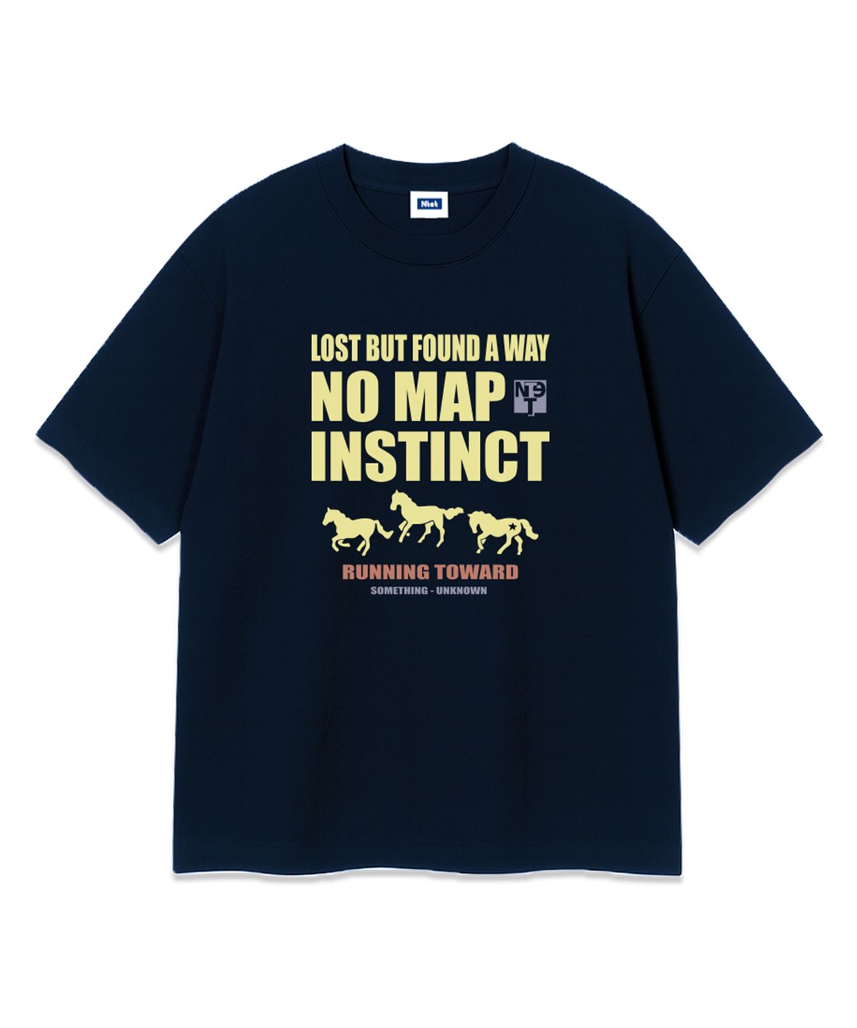 엔티이티(NTET) no map instinct over fit t-shirt (4color)