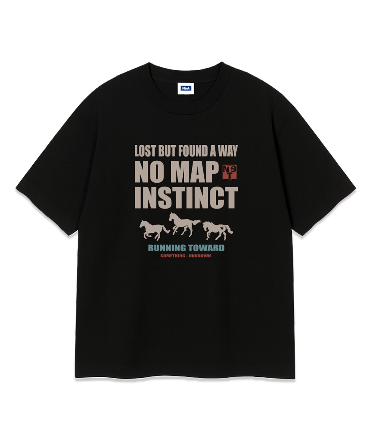 엔티이티(NTET) no map instinct over fit t-shirt (4color)