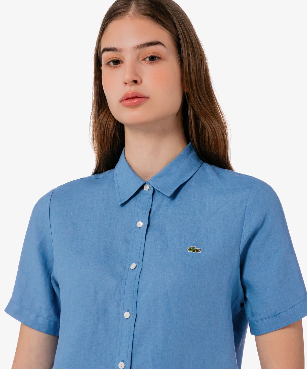 라코스테(LACOSTE) 여성 NEW 레귤러 반팔 셔츠 CF139E-56G 776
