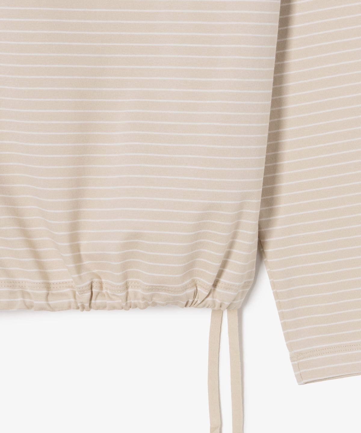 라코스테(LACOSTE) 여성 스트라이프 리본 긴팔 티셔츠 TF932E-56G X6F