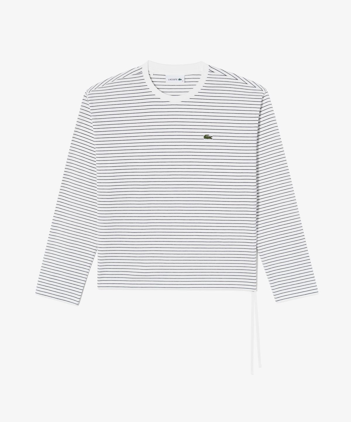 라코스테(LACOSTE) 여성 스트라이프 리본 긴팔 티셔츠 TF932E-56G 166