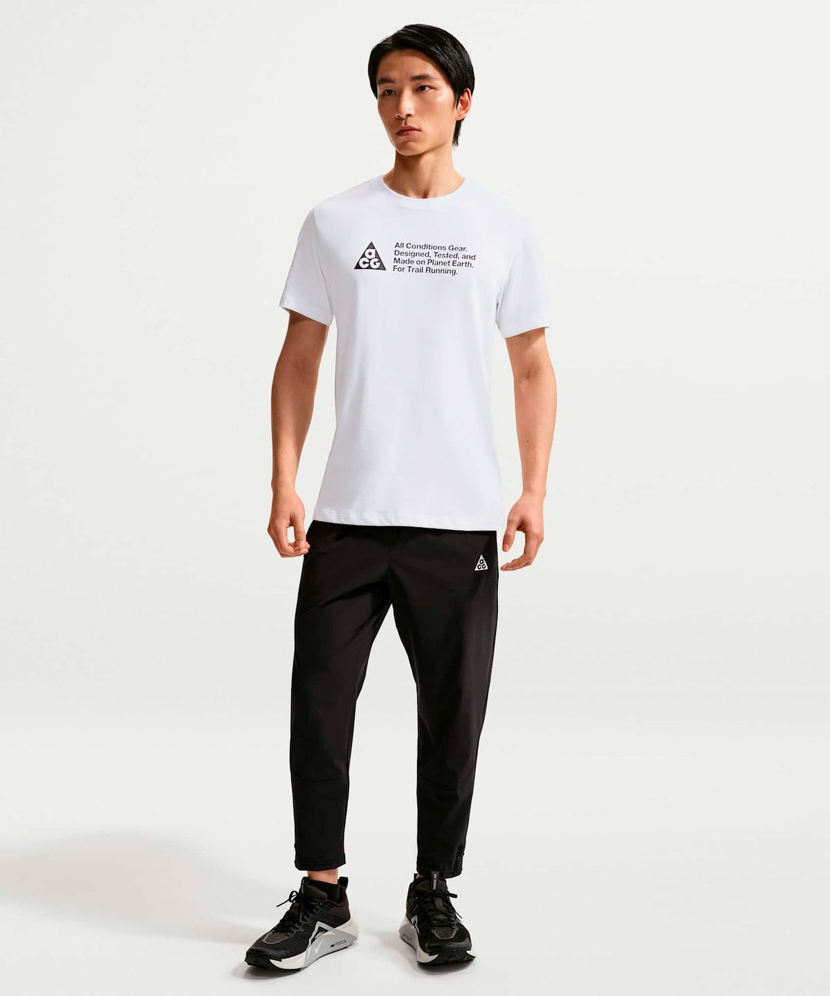 나이키(NIKE) ACG 드라이 핏 트레일 러닝 티셔츠 M - 서밋 화이트 / IO9630-121