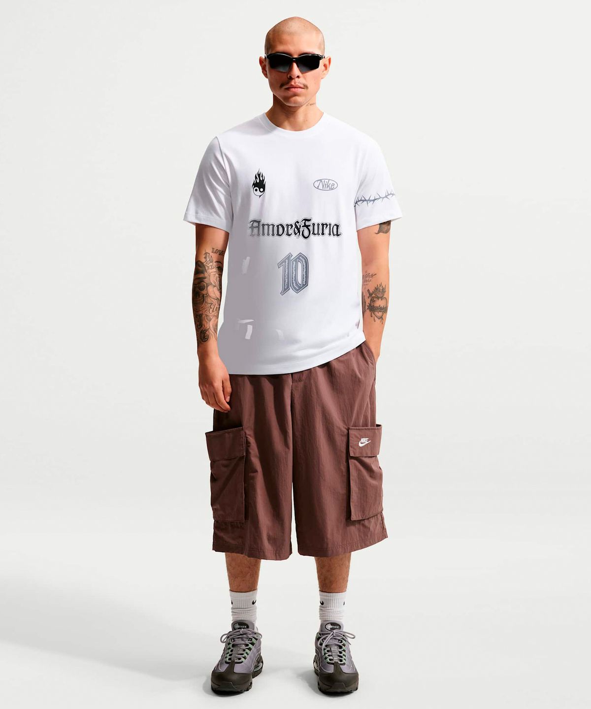 나이키(NIKE) 스포츠웨어 티셔츠 M  - 화이트 / IR6861-100
