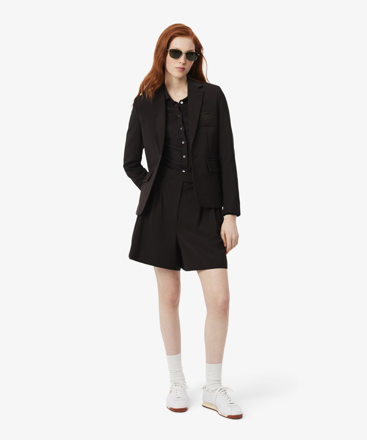 라코스테(LACOSTE) 여성 샤이니 피케 긴팔 폴로 셔츠 PF0952-56G 3LA