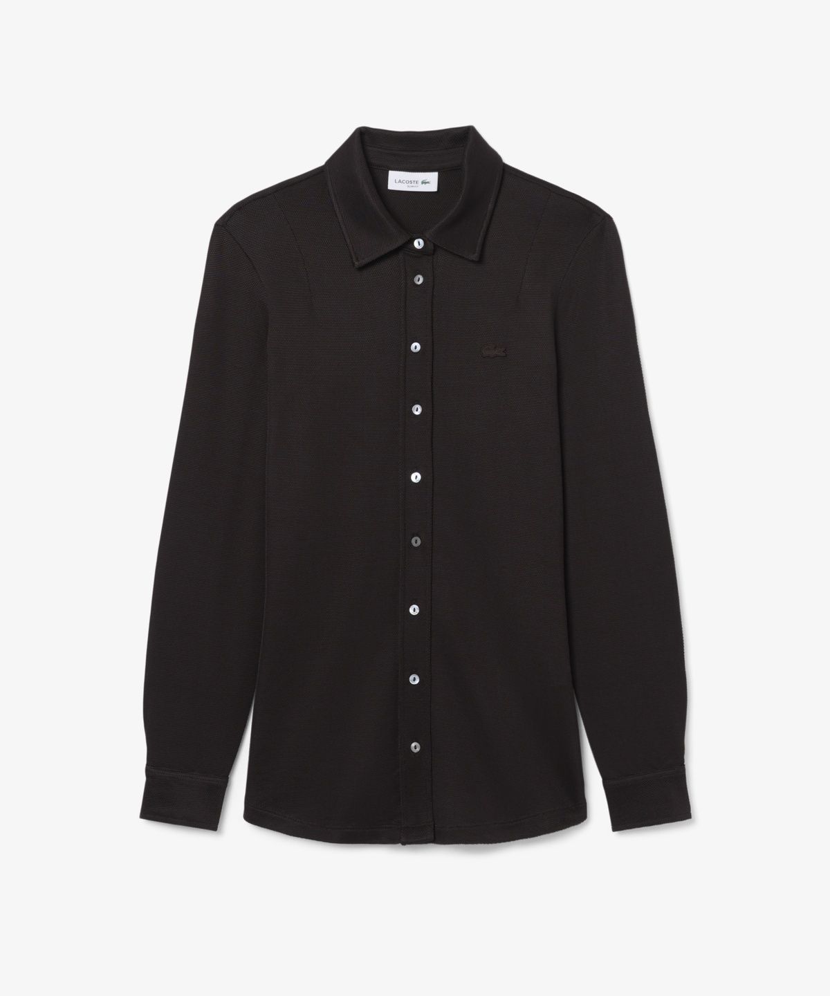 라코스테(LACOSTE) 여성 샤이니 피케 긴팔 폴로 셔츠 PF0952-56G 3LA
