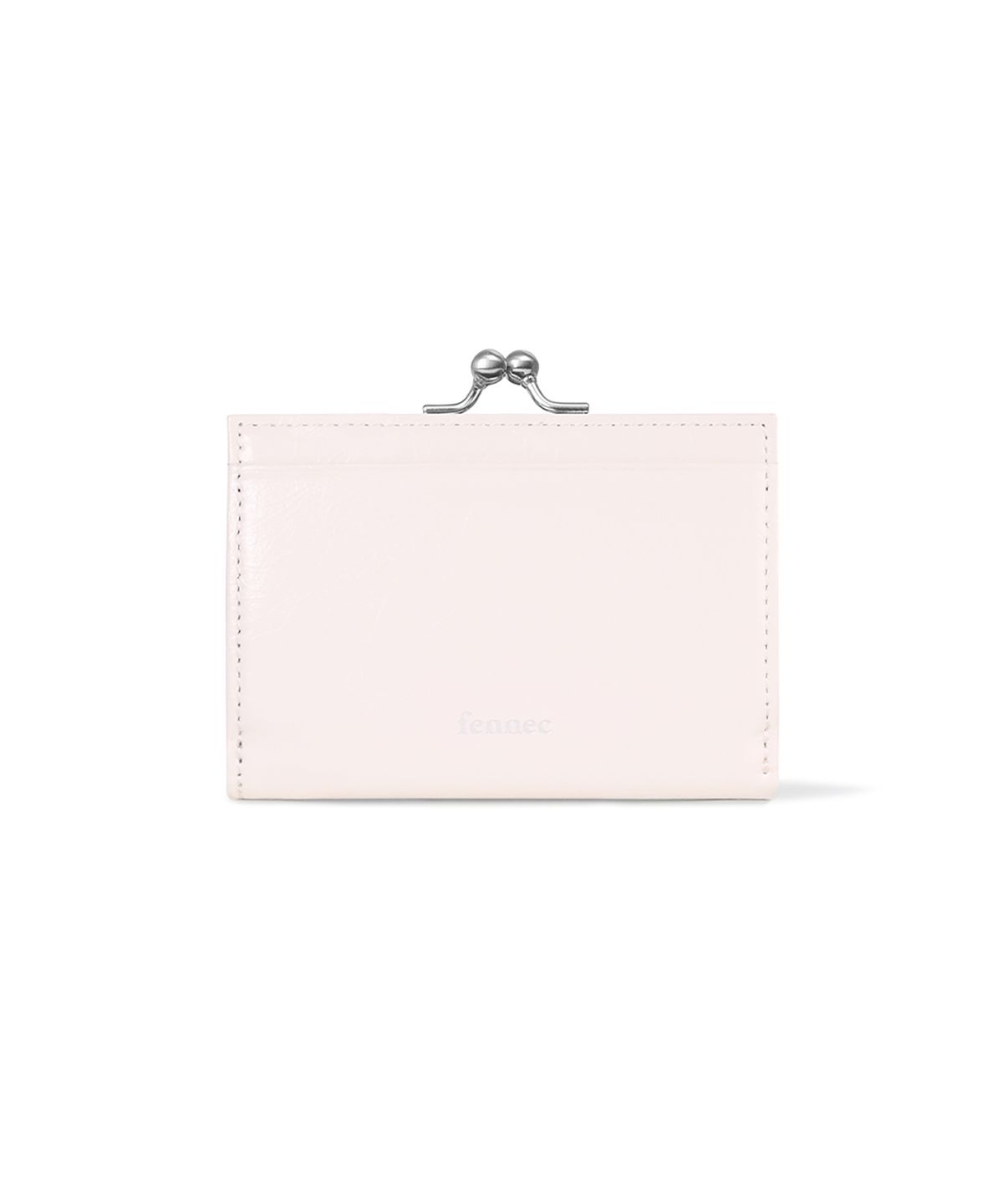 페넥(FENNEC) CRINKLE HEARTY FRAME WALLET - BLOSSOM
