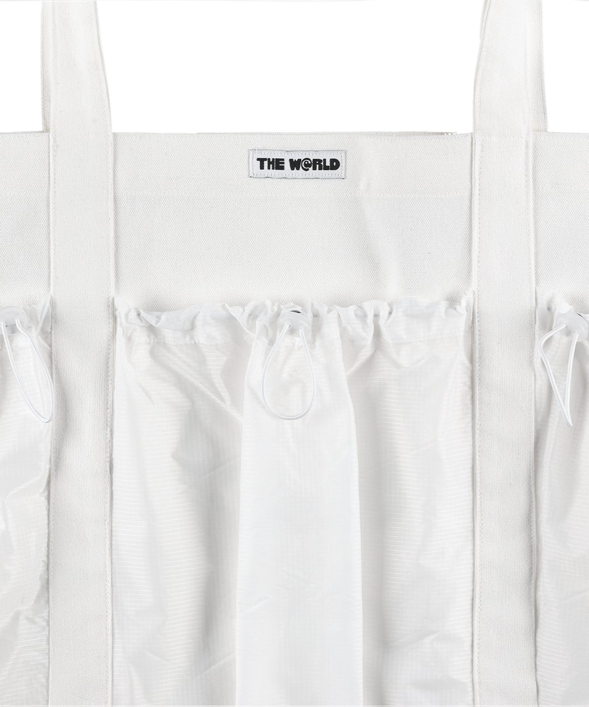 더왈드(THEWARLD) 씨앤 러닝 아웃도어 데일리 토트백 (화이트)