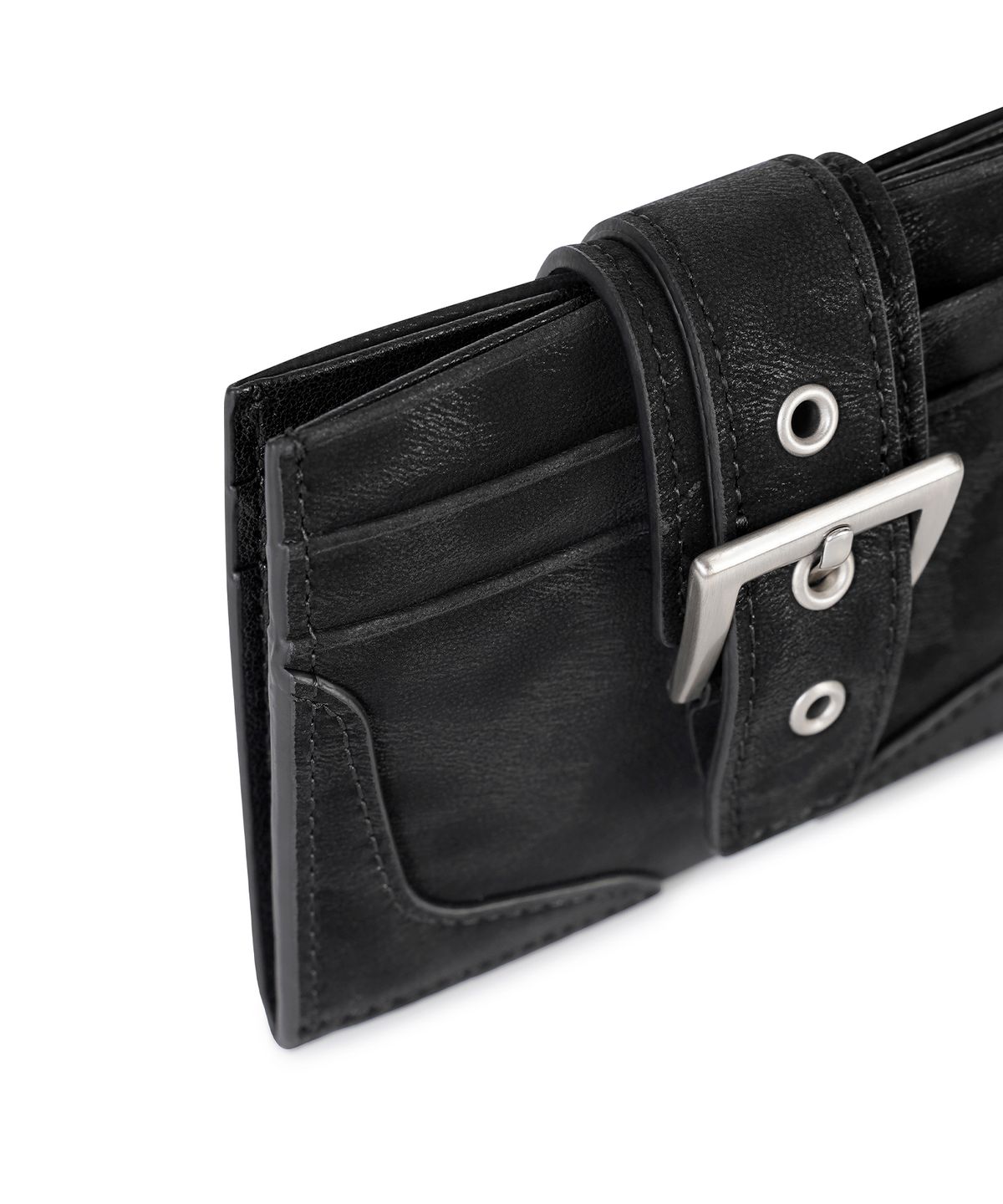 페넥(FENNEC) BUCKLE BRIDGE POCKET - LEOPARD BLACK