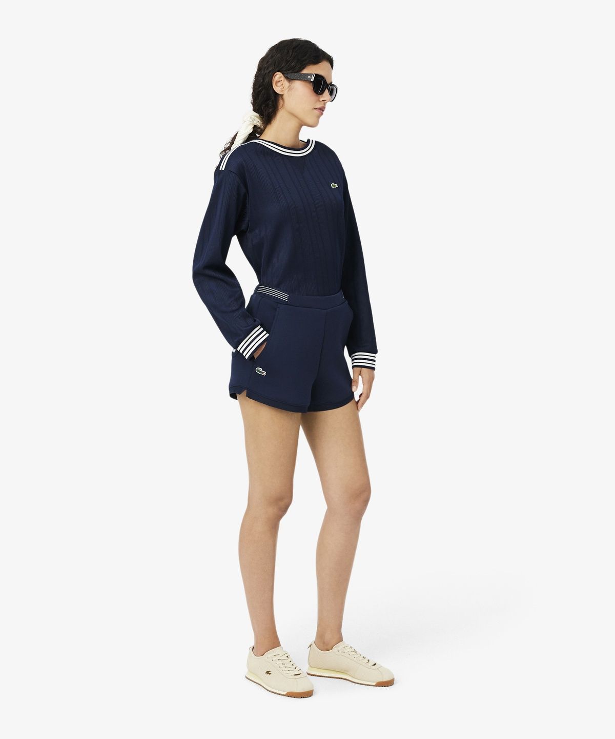 라코스테(LACOSTE) 여성 테니스 헤리티지 쇼츠 GF0231-56G 166
