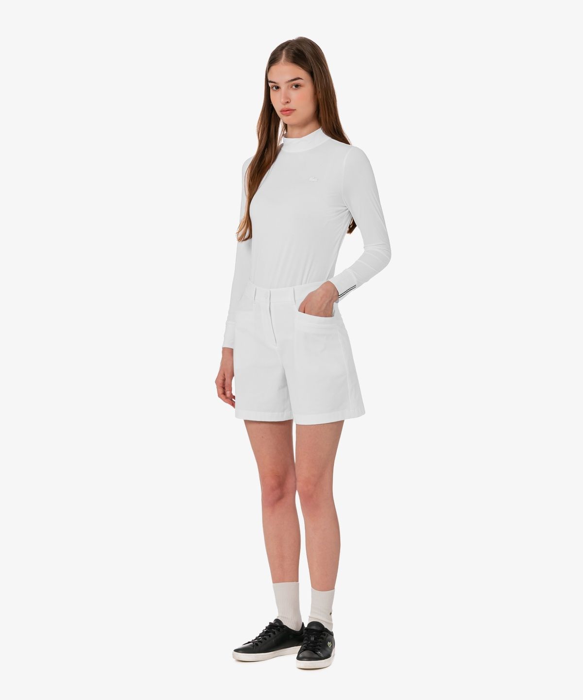 라코스테(LACOSTE) 여성 베이직 버뮤다 팬츠 FF993E-56G 001