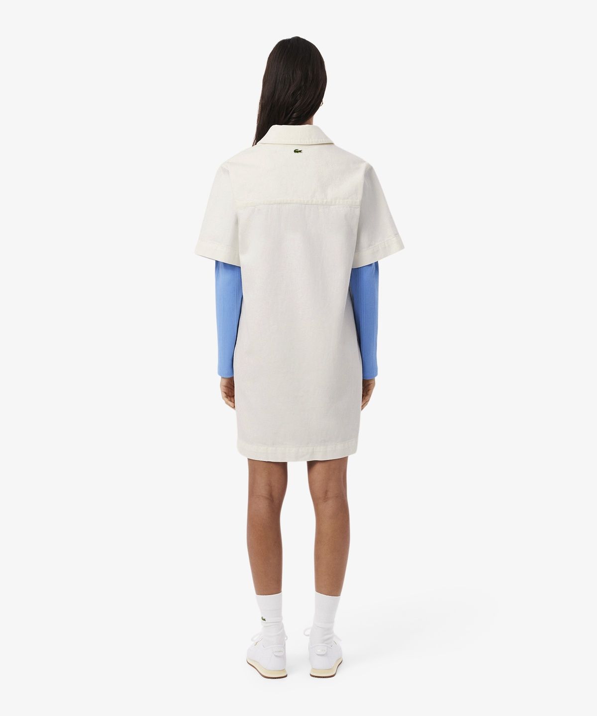 라코스테(LACOSTE) 여성 데님 폴로 드레스 EF0192-56G 001
