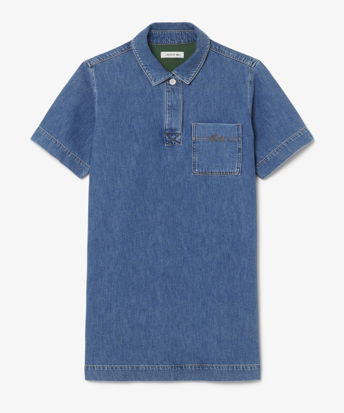 라코스테(LACOSTE) 여성 데님 폴로 드레스 EF0192-56G 36L