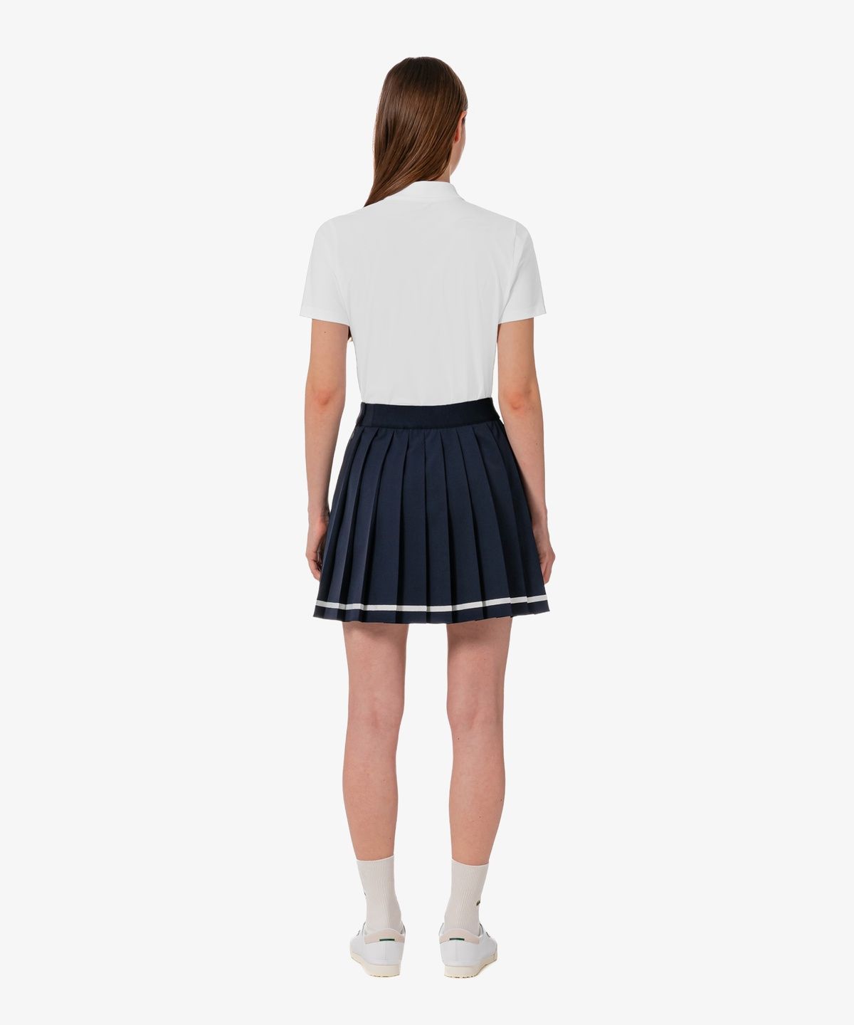 라코스테(LACOSTE) 여성 테니스 테이프 티핑 스커트 JF231E-56G HDE
