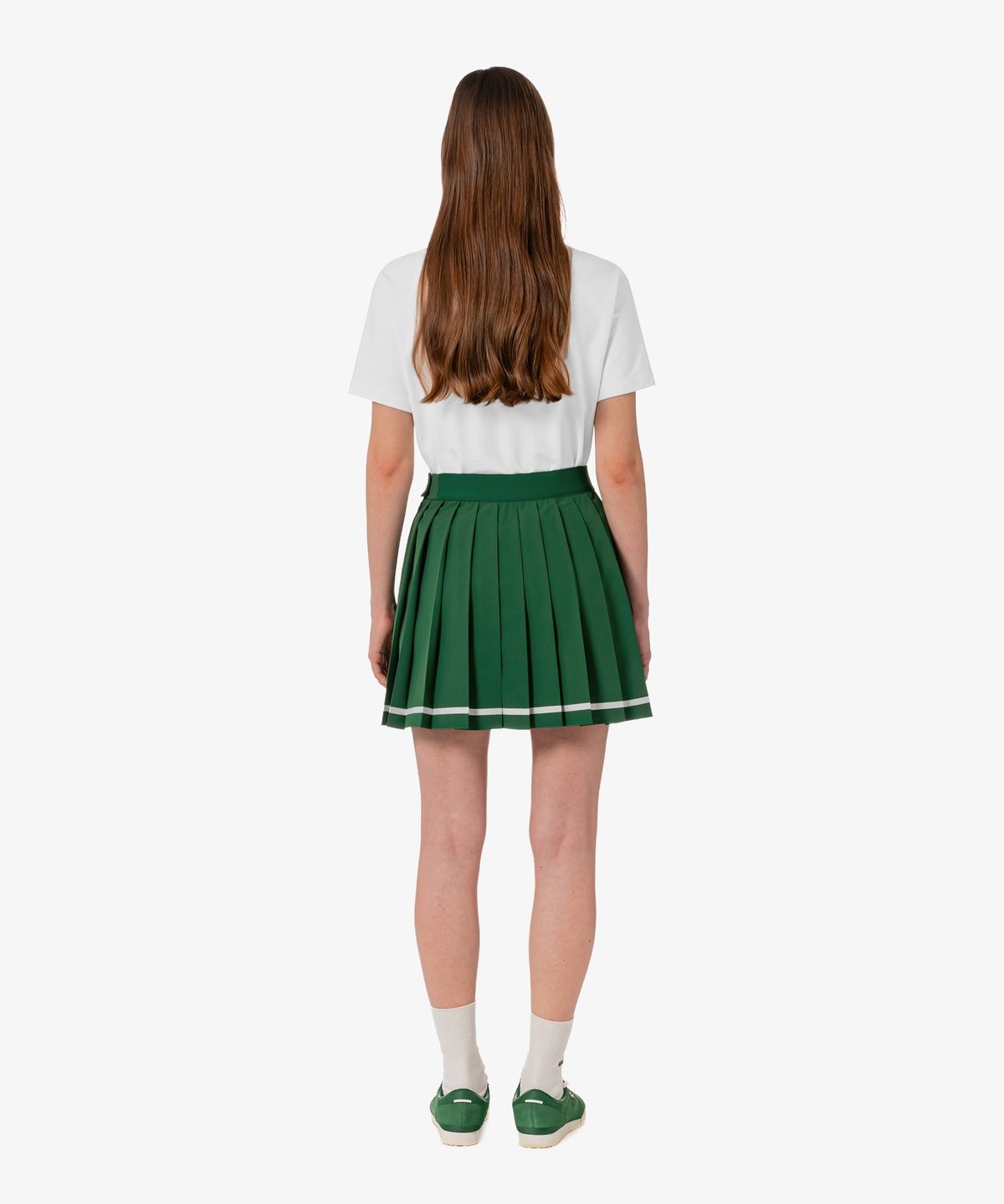 라코스테(LACOSTE) 여성 테니스 테이프 티핑 스커트 JF231E-56G 132