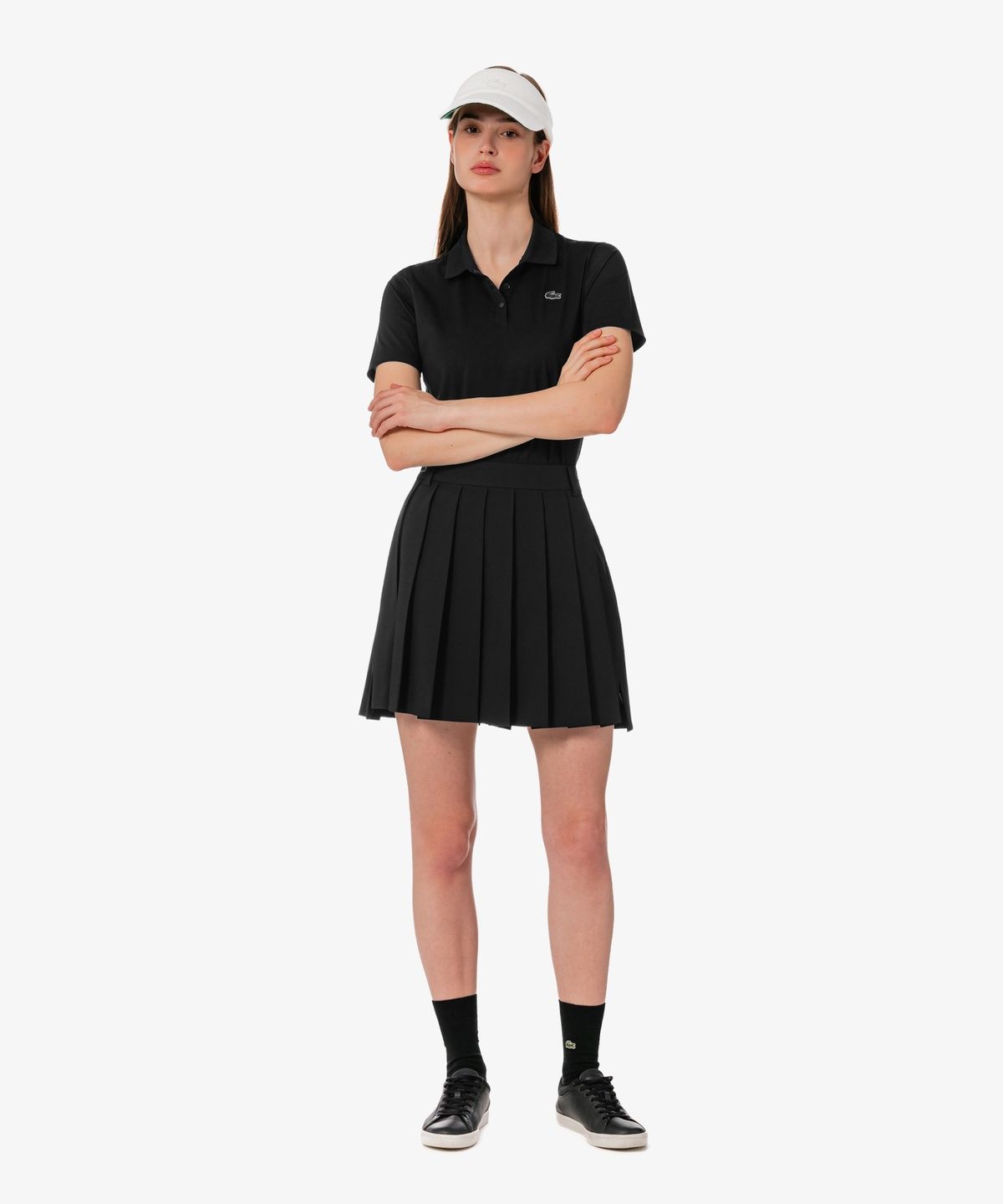 라코스테(LACOSTE) 여성 골프 플리츠 스커트 JF934E-56G 031