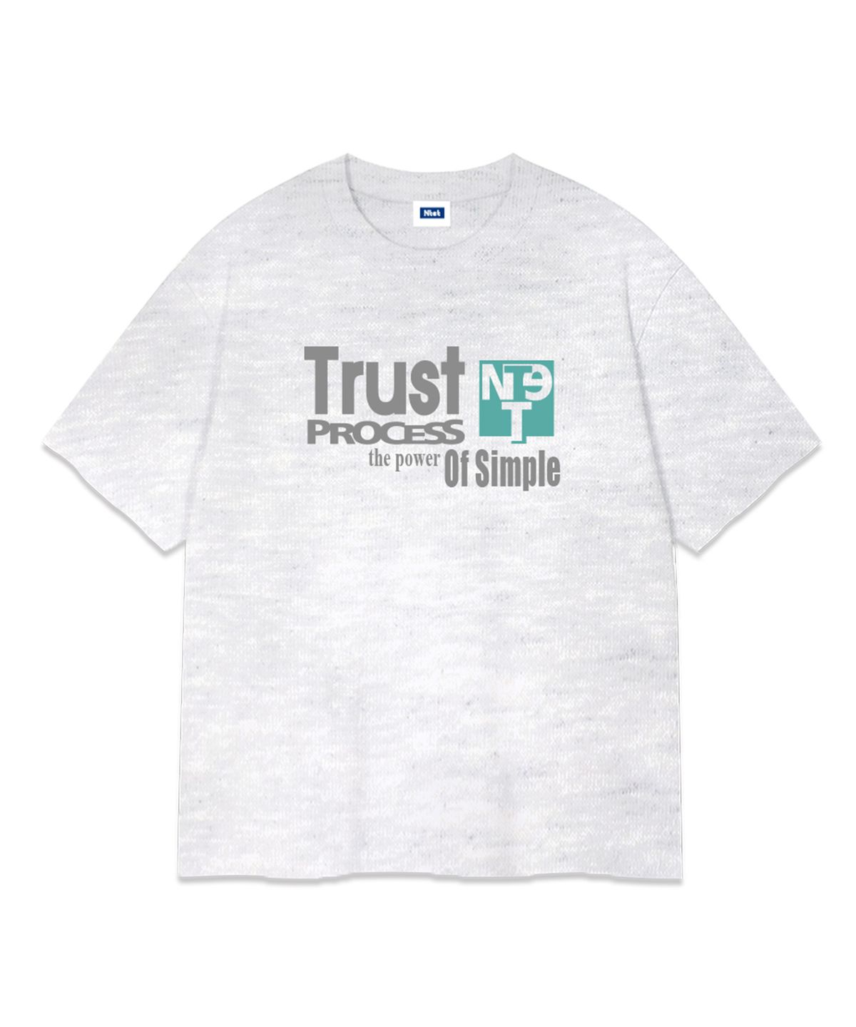 엔티이티(NTET) trust process over fit t-shirt (4color)