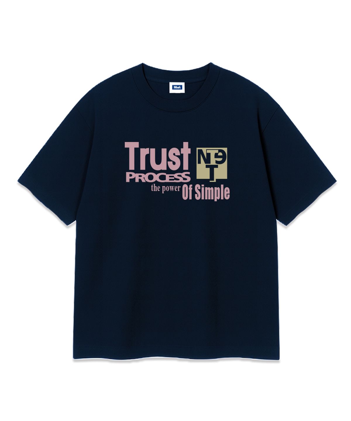 엔티이티(NTET) trust process over fit t-shirt (4color)