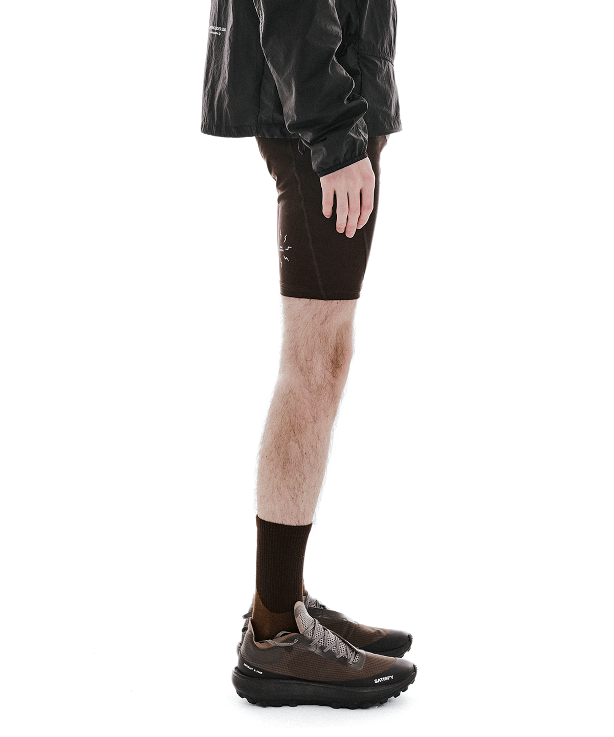 콜드웜(COLDWARM) Compression Half Tights (Sediment Brown)
