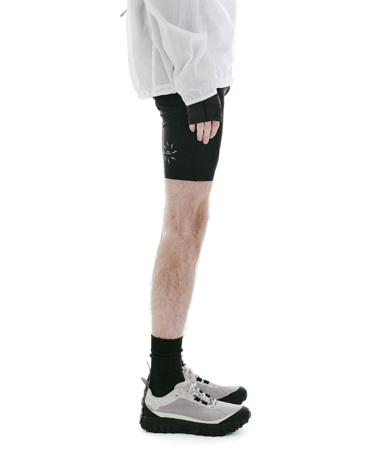 콜드웜(COLDWARM) Compression Half Tights (Black)